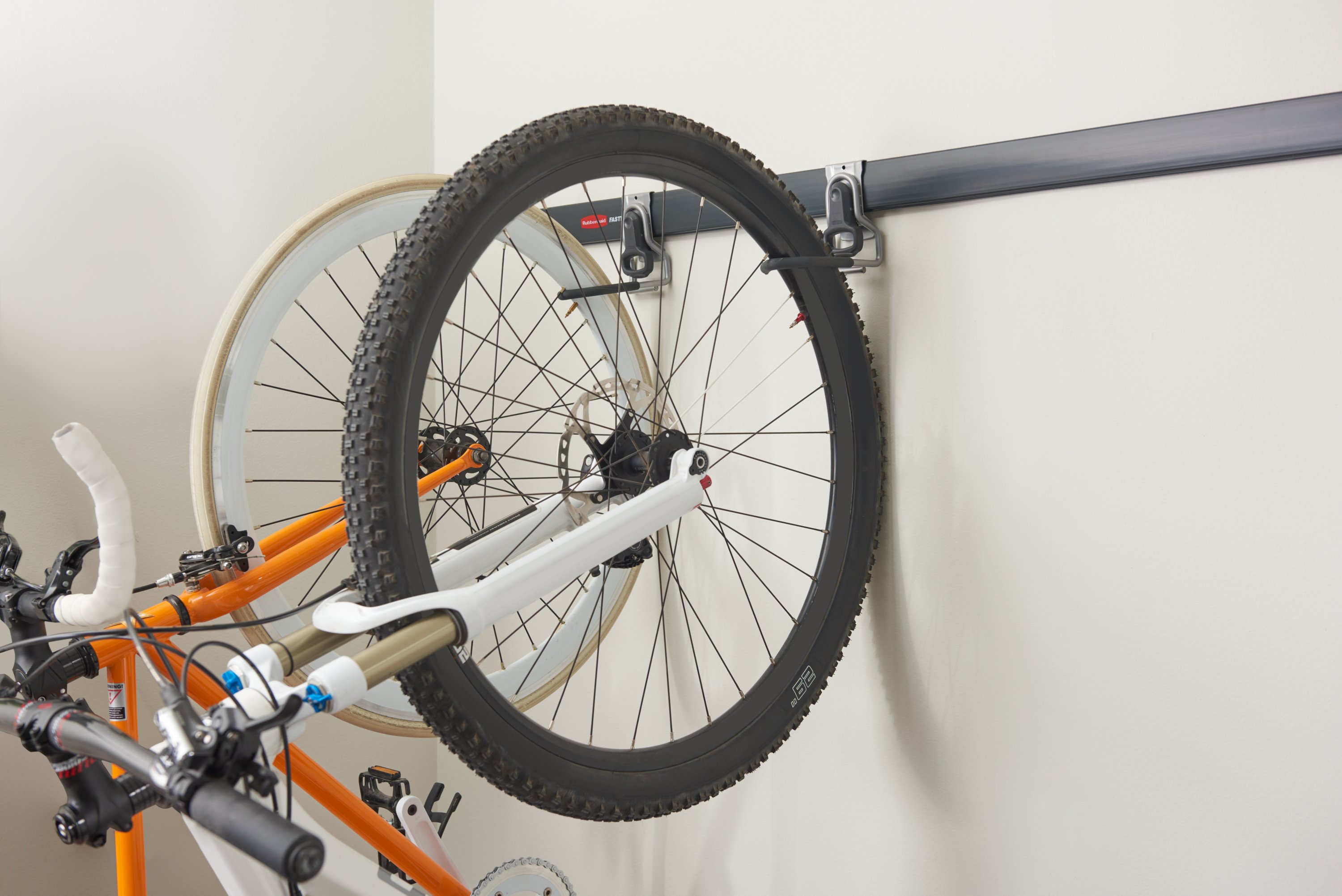 Vertical bike hooks clearance for garage